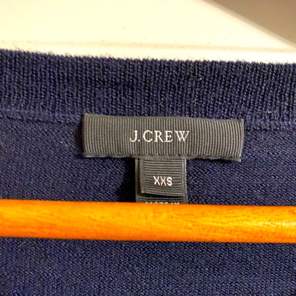 COPY - JCrew Merino wool sweater in dark blue